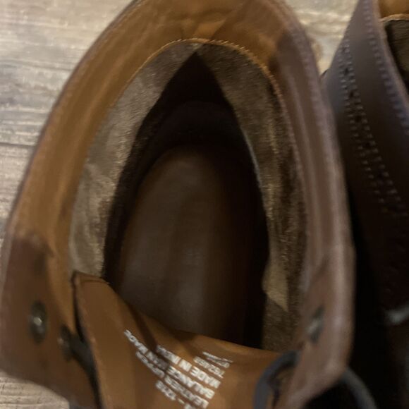 Stafford Mens 11M Brown Leather Wingtip Chukka Boots Dress Casual Lace Up EUC main image 6
